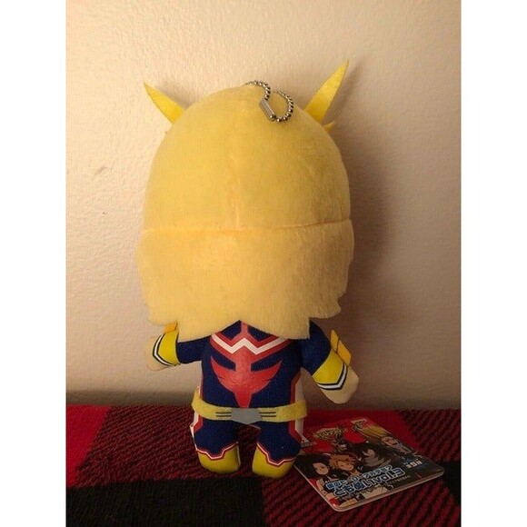 Banpresto My Hero Academia All Might Hero Vol.3 Plush Tomonui Keychain 7" Mascot - Picture 3 of 9